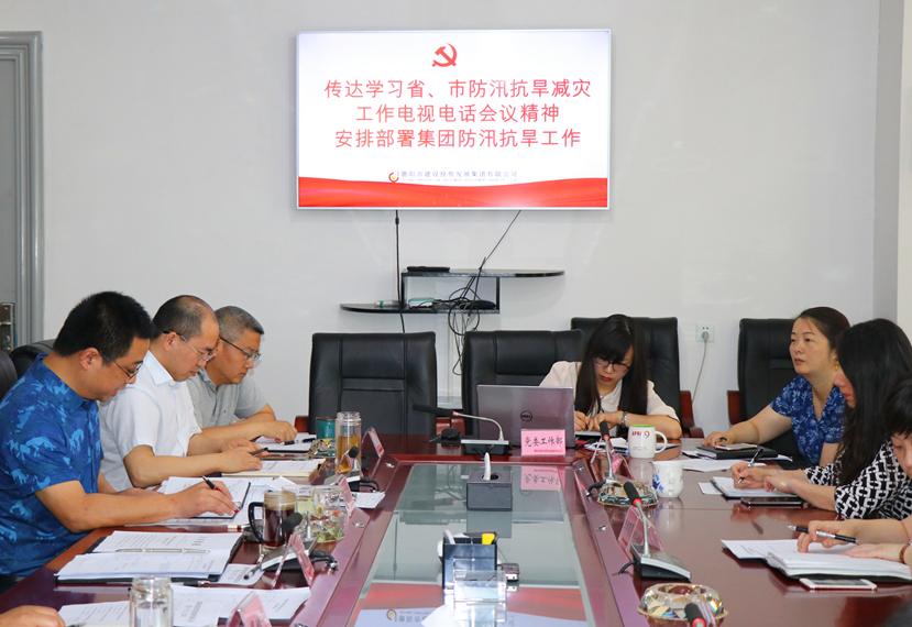 集團(tuán)公司召開黨委（擴(kuò)大）會，傳達(dá)學(xué)習(xí)省、市防汛抗旱減災(zāi)工作電視電話會議精神