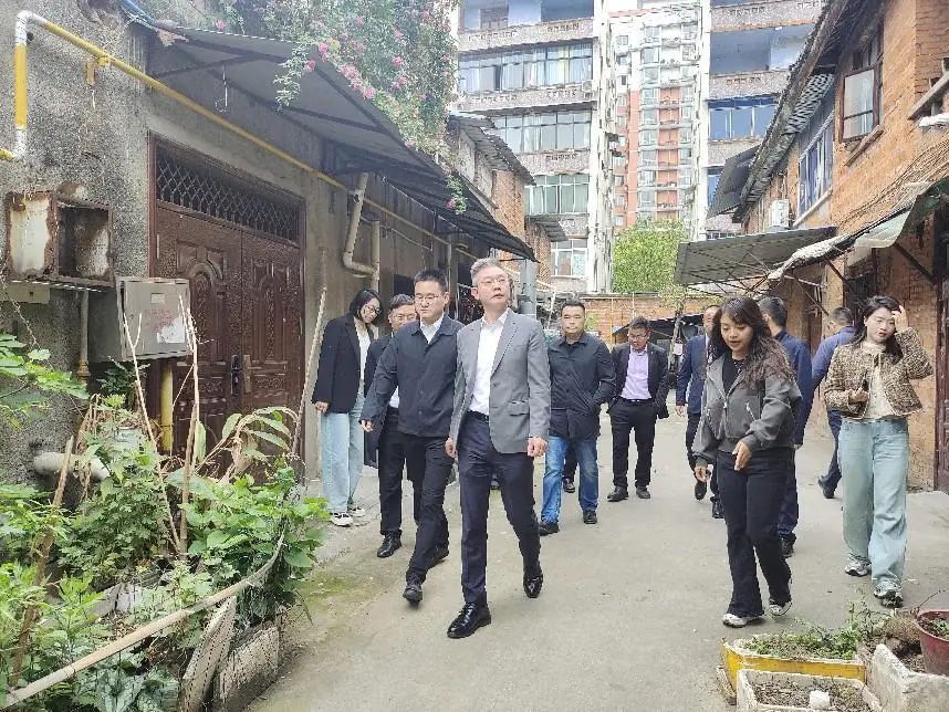 德陽(yáng)市委常委、組織部部長(zhǎng)周鴻調(diào)研督導(dǎo)紅雨村七組城市更新項(xiàng)目推進(jìn)工作